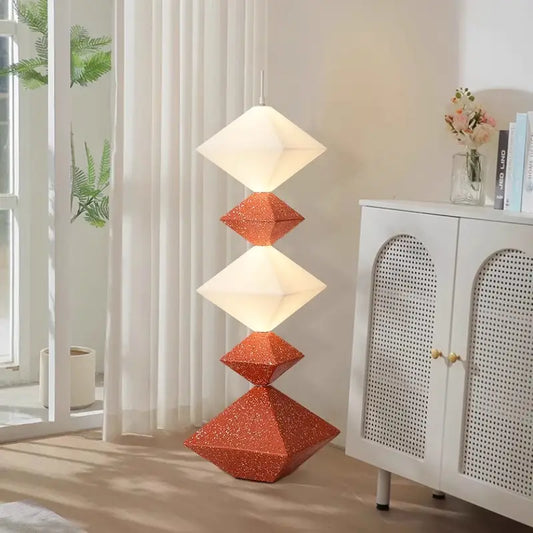 Rhombus Cube Floor Lamp 4