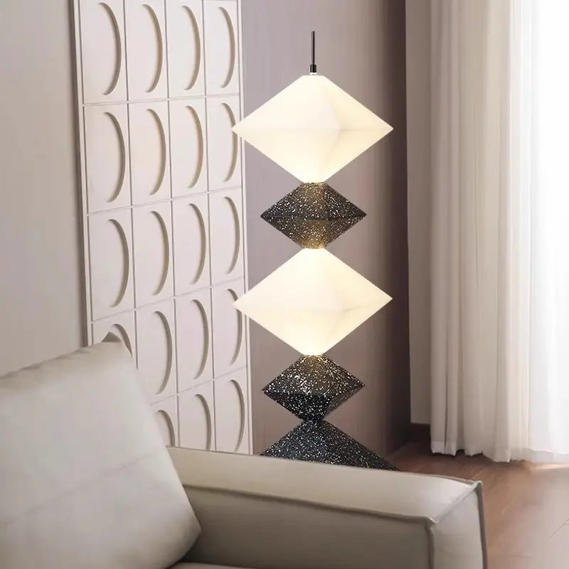 Rhombus Cube Floor Lamp 5