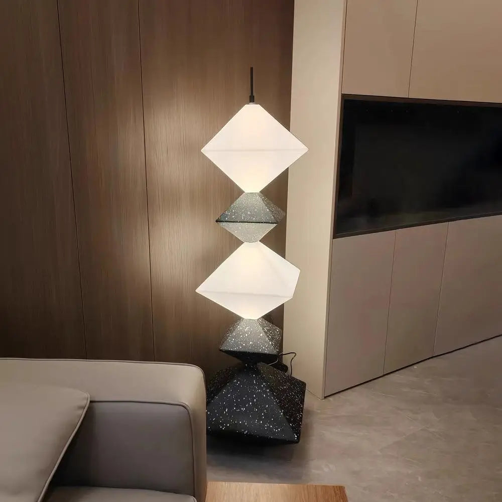 Rhombus Cube Floor Lamp 7