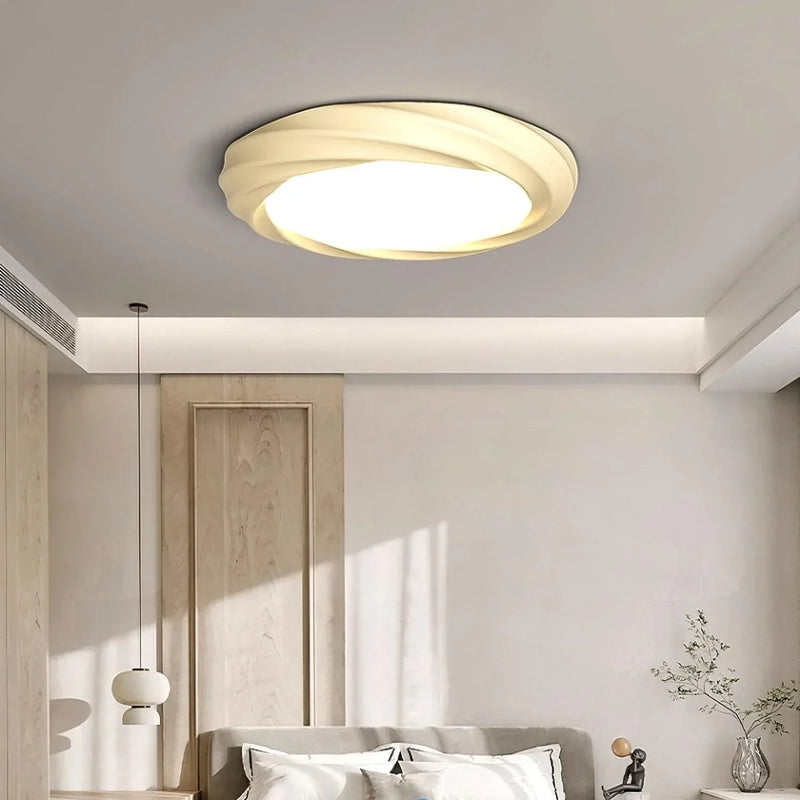 Simple_Cream_Ceiling_Light_2