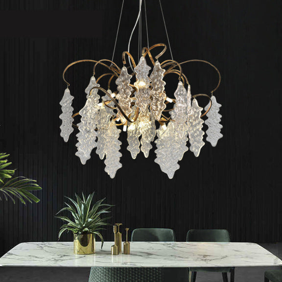 Snow Wave Chandelier 1