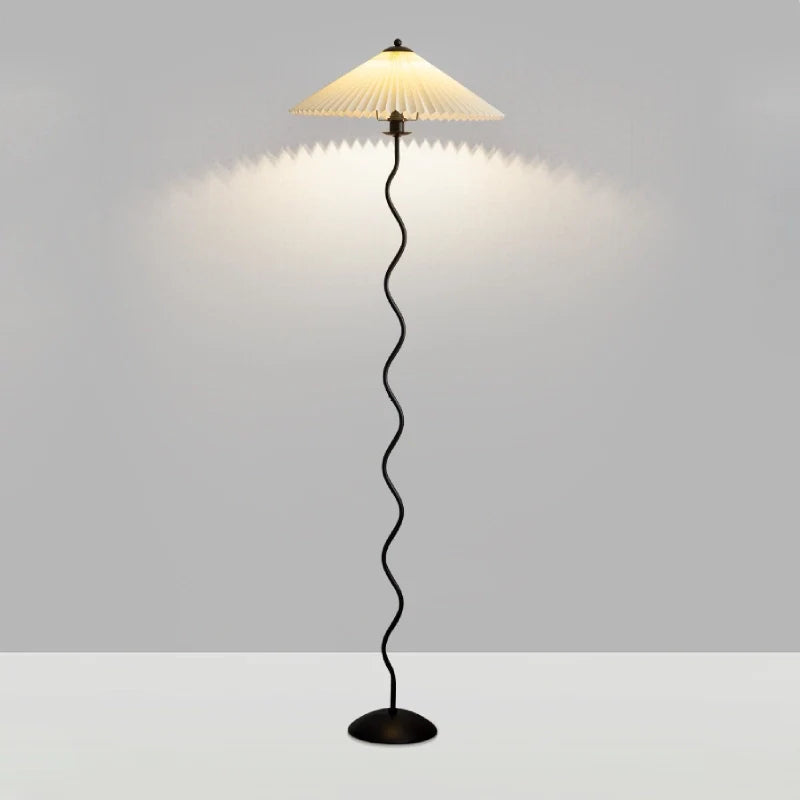 Squiggle Floor Lamp Beige