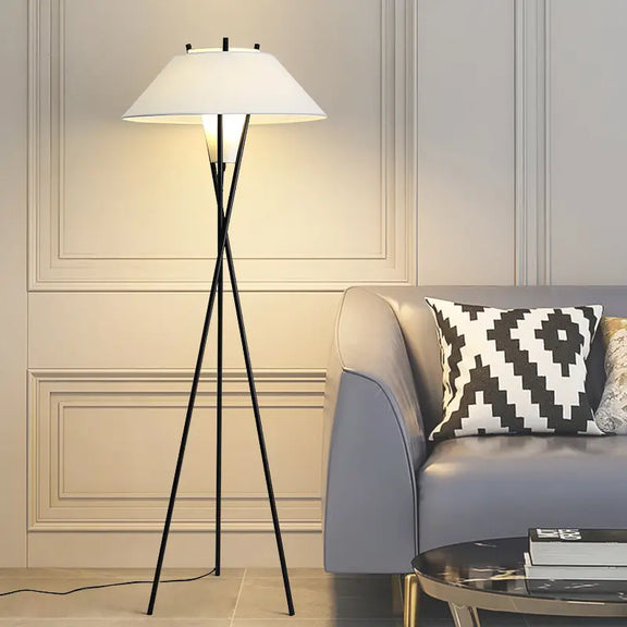 Tripod Saucer Floor Lamp 1