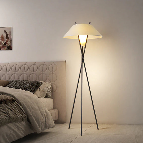 Tripod Saucer Floor Lamp 6