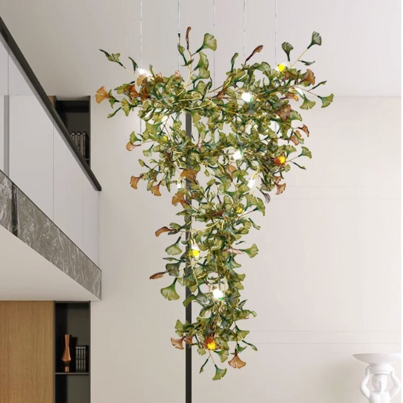Two-Color_Ginkgo_Leaf_Chandelier_14