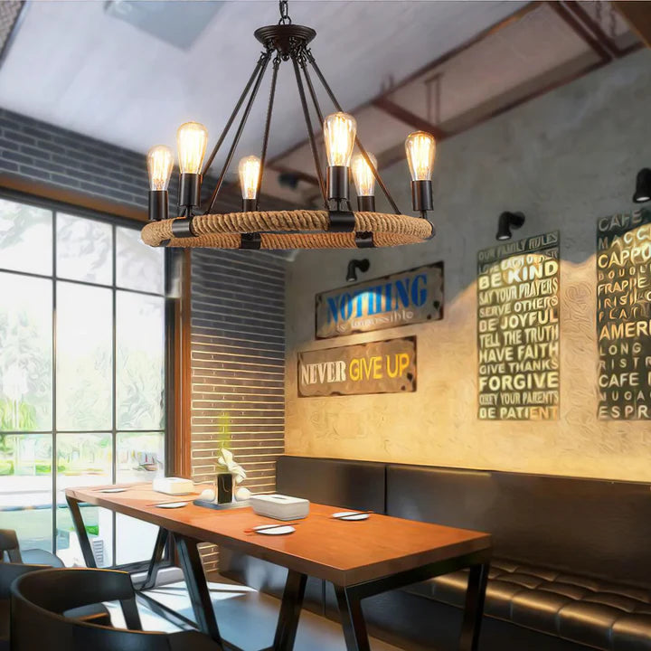 Vintage_Circular_Hemp_Rope_Chandelier_2