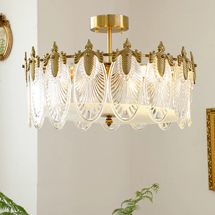 Vintage_Glass_Leaf_Round_Chandelier_4