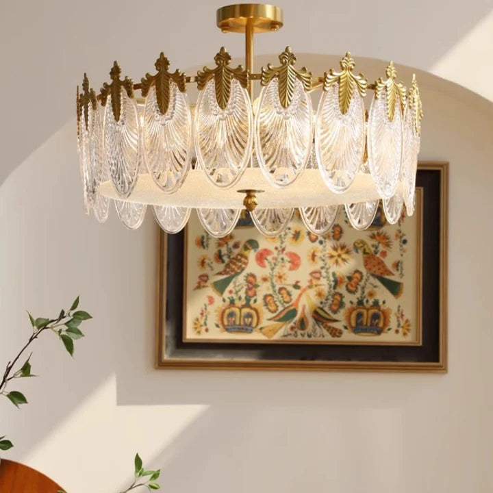 Vintage_Glass_Leaf_Round_Chandelier_7