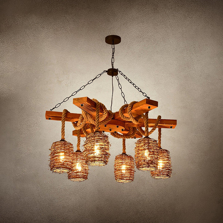 Vintage_Wooden_Chandelier_2