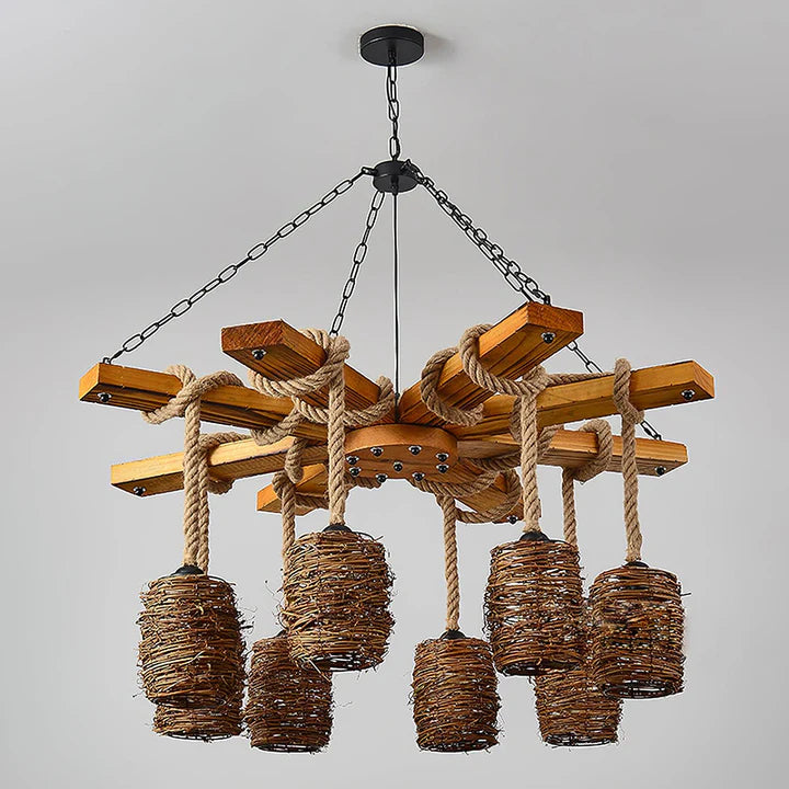 Vintage_Wooden_Chandelier_6