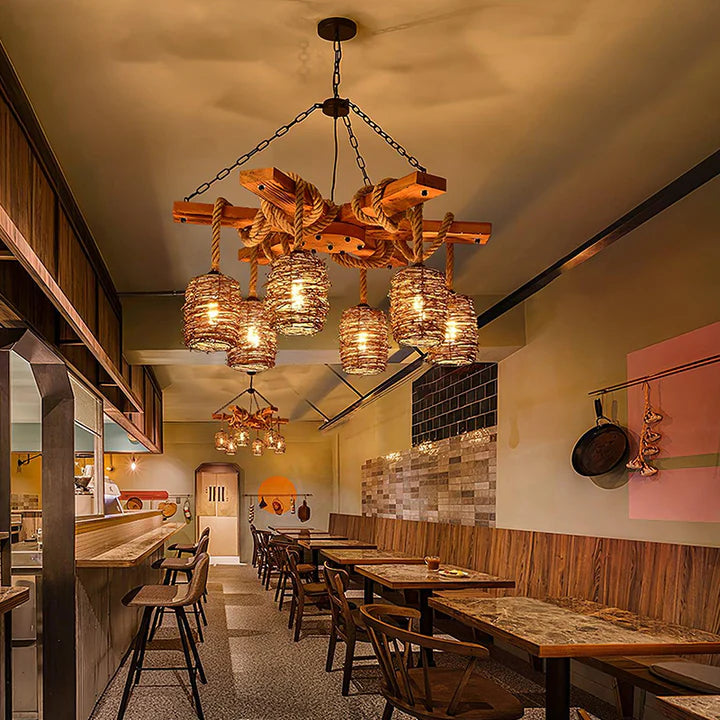 Vintage_Wooden_Chandelier_9