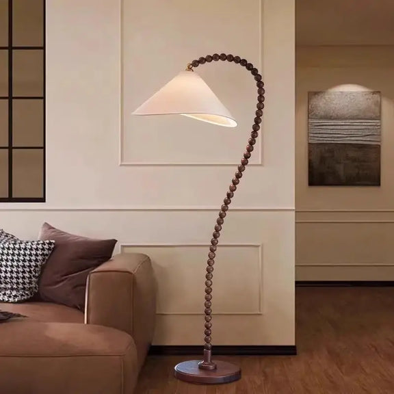 Wood Bead Floor Lamp 4