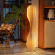 Wood Ruffle Floor Lamp 4