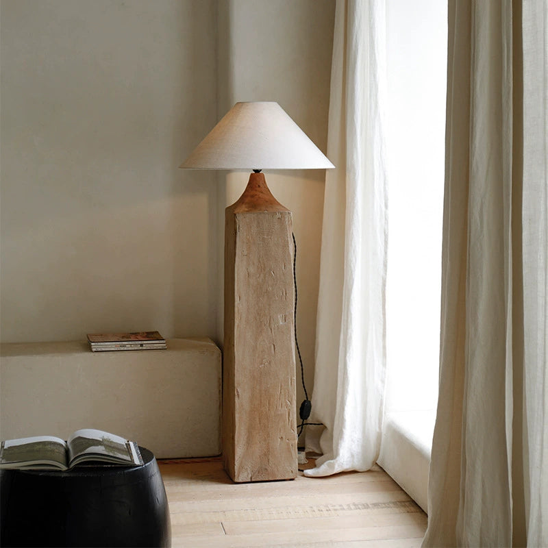 Wooden Pile Floor Lamp 2