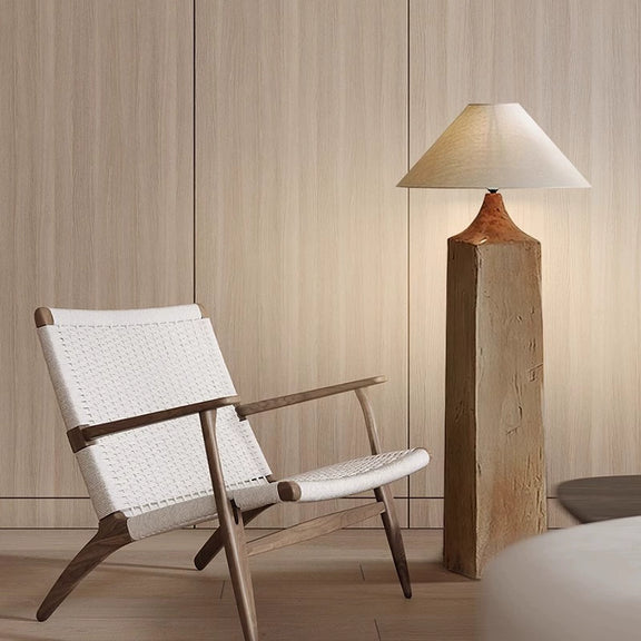 Wooden Pile Floor Lamp 4