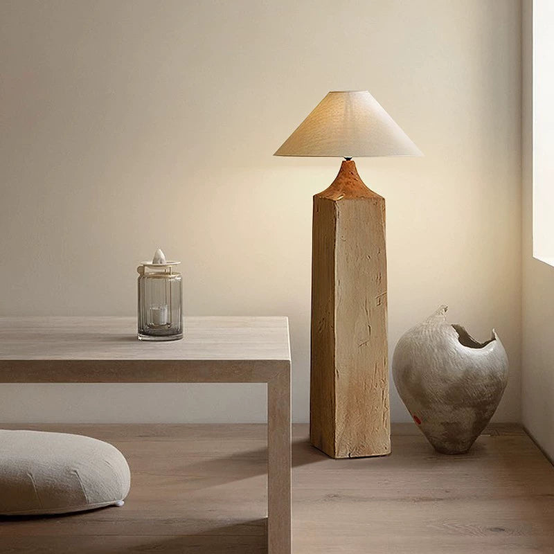 Wooden Pile Floor Lamp 5