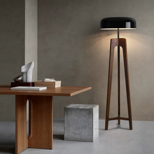 Wooden Tripod Floor Lamp 2