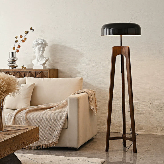 Wooden Tripod Floor Lamp 5