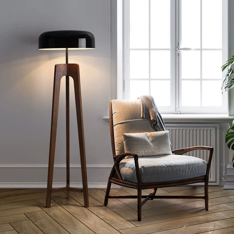 Wooden Tripod Floor Lamp 6